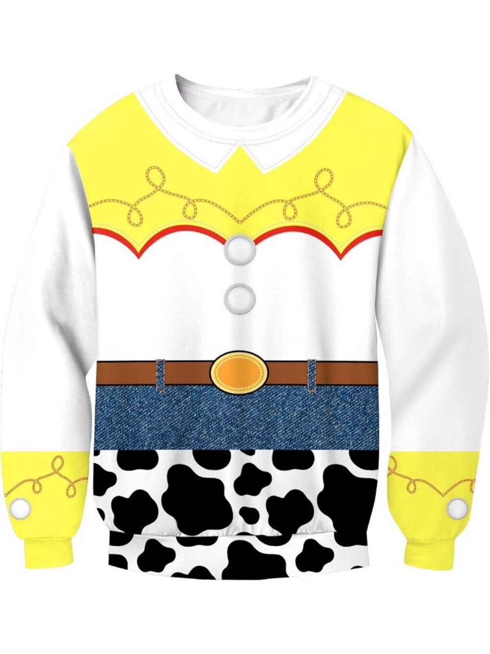 Funny Halloween Cosplay Sweatshirt | 3D Printed Trick-or-Treat Long Sleeve Top
